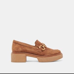 Dolce Vita Sheena brown suede loafers